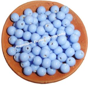 Blue Glass Beads