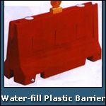 water fill plastic barrier