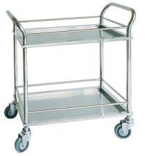 INSTRUMENTS TROLLEY STAINLESS STEEL