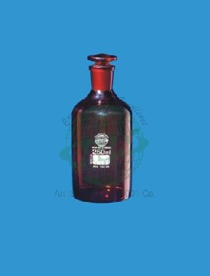 REAGENT BOTTLE NARROW MOUTH AMBER COLOR
