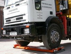 Portable Axle Weigh Pad