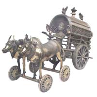 Brass Bull Cart