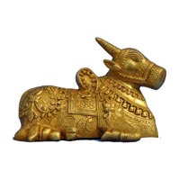 Brass Cow Statue