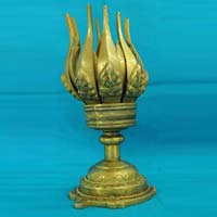 brass lotus flower