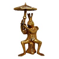 brass rabbit statue