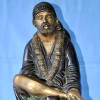 Brass Sai Baba Statue