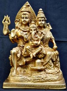 Brass Shiv Parivar Statue