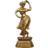 Dancer Lady brass metal statue for your Home Decor