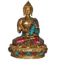 Lord Sitting Buddha With Stone
