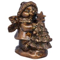 Lost wax cating bronze statue unique for gift