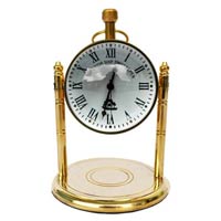 Table Clock Robart Style with Roman Numbers