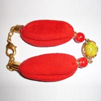 Bohemian  bracelet in fabric