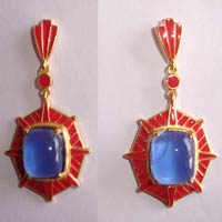 Enamel Earrings