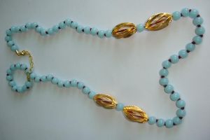 Fancy Glass Bead Necklace