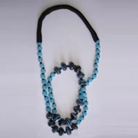 Glass Bead knotted necklace