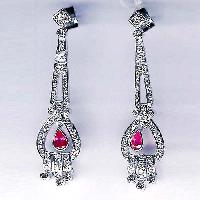 Diamond Earrings- Wge-48