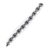 Diamond Sapphire Bracelet -3