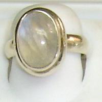 Silver Cabochon Stone Rings- R-281