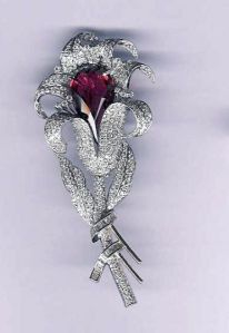 White Gold Brooches