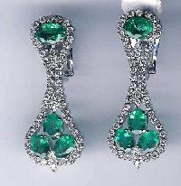 White Gold Earrings