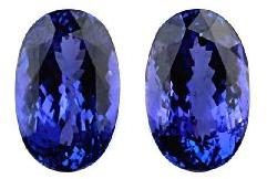 Tanzanite Oval Cut Pair