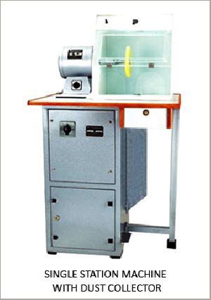 SINGLE STATION MACHINE WITH DUST COLLECTOR