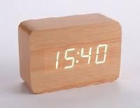 wood table clocks
