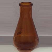 Conical flask amber colors