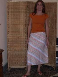 Cross Panel Skirt