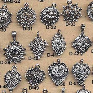 Metal Charm pendants