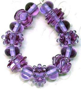 Purple Mice Beads