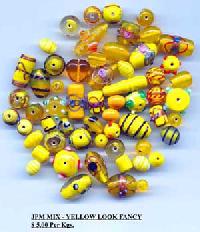 Yellow Fancy Beads