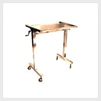 Instrument Mayo Trolley over the OT Table