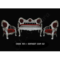 Silver Sofa Set