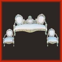 Silver Sofa Set