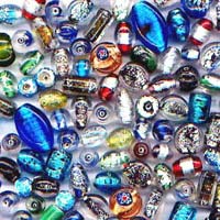 SFX-03 Silver Foil Beads