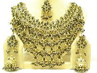 CNK - 101 Gold Plated Indian Jewellery Necklace Set