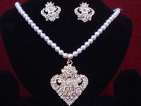 White Pearl Necklace  CNP - 441A
