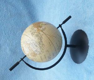Aluminium desktop World Globe