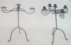 IRON METAL CANDLE STANDS