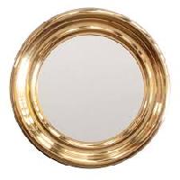 brass mirror