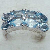 Blue Topaz Ring