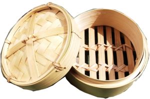 Hand Made Bamboo Momo Dim Sum Basket