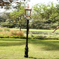 Cast Iron Lamp & Bracket