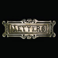 Engraved Letter Plate