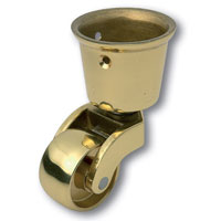 Brass Castor