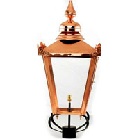Victorian Copper Lamp
