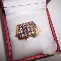 Gents Engagement Diamond Ring
