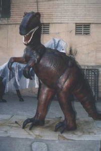 Leather Dinosaur Statue