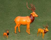 Leather Deer Statue